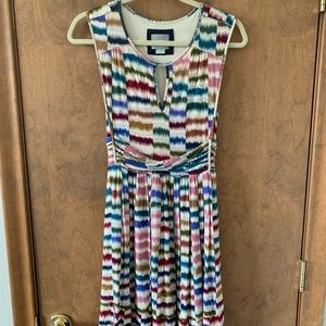 Anthropologie Maeve multicolor skater/A-line dress